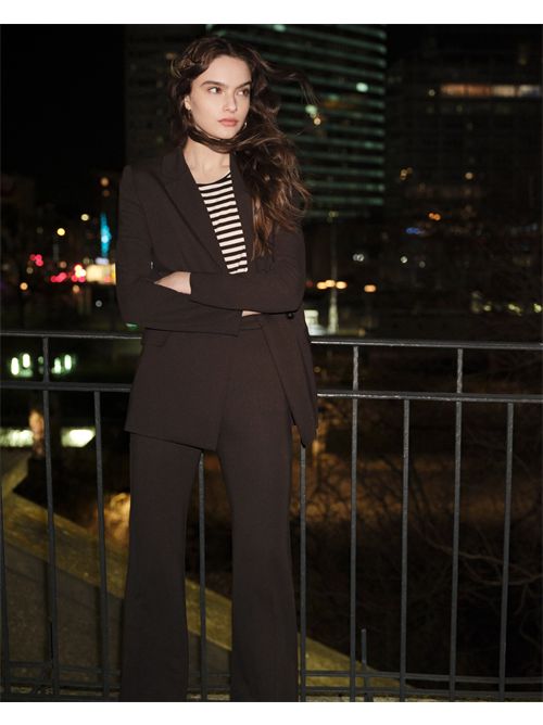 Giacca doppiopetto in jersey stretch EMME MARELLA | GEMMA454/004